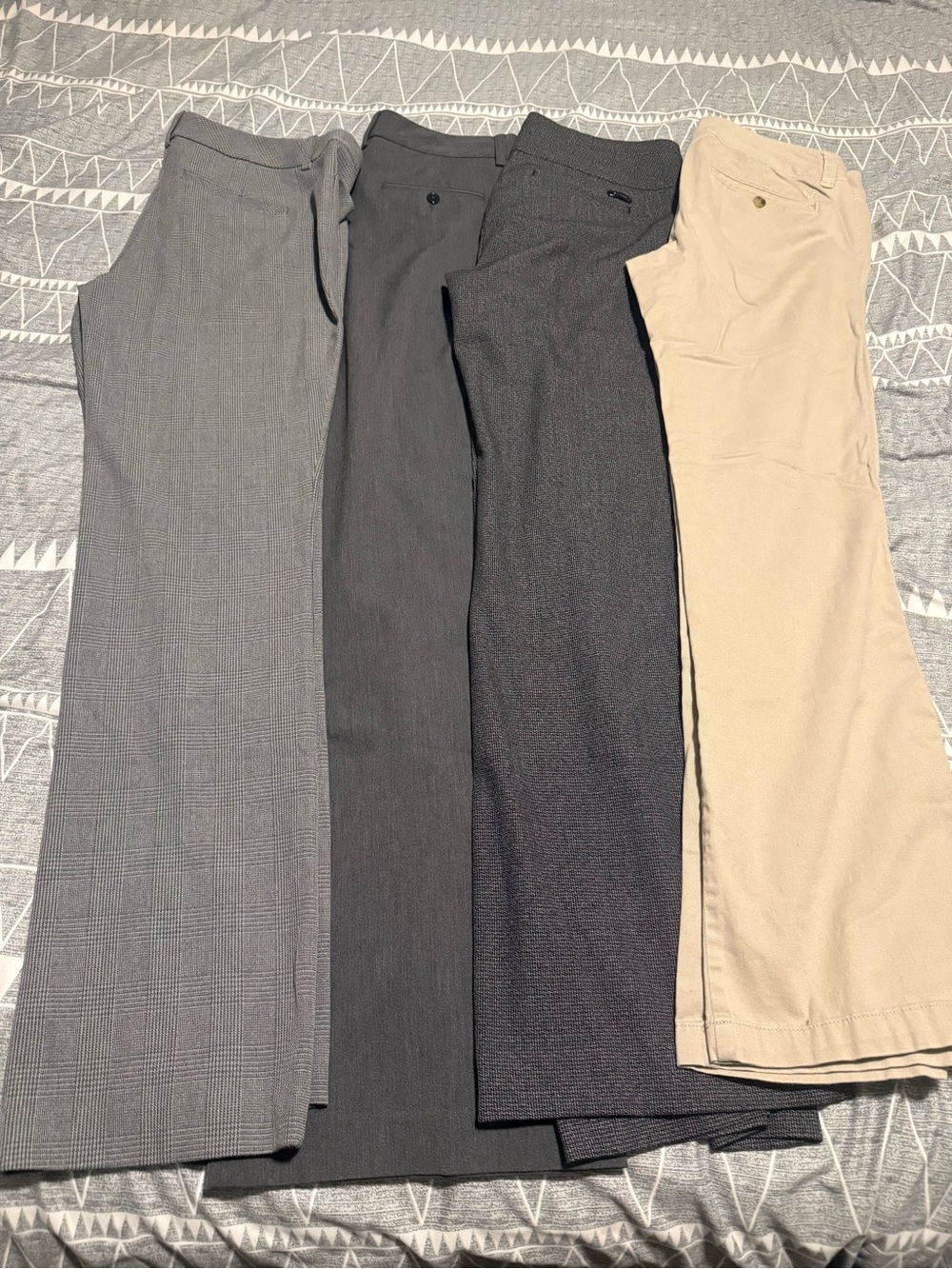 Express Women's Dress Trousers - Gray, Charcoal, Navy, Tan